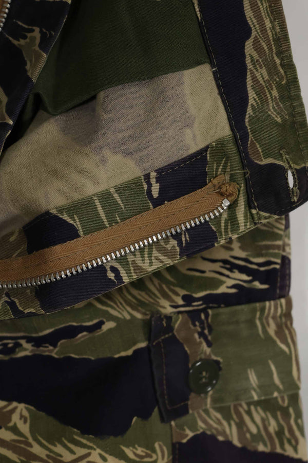 1960年代中頃 沖縄タイガーパターン タイガーストライプ USカットパンツ M 中古品 退色あり