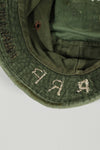 実物 ローカルメイド ODブーニー 9th Infantry Divition LRRP 直接刺繍&狙撃手パッチ付き ブーニーハット