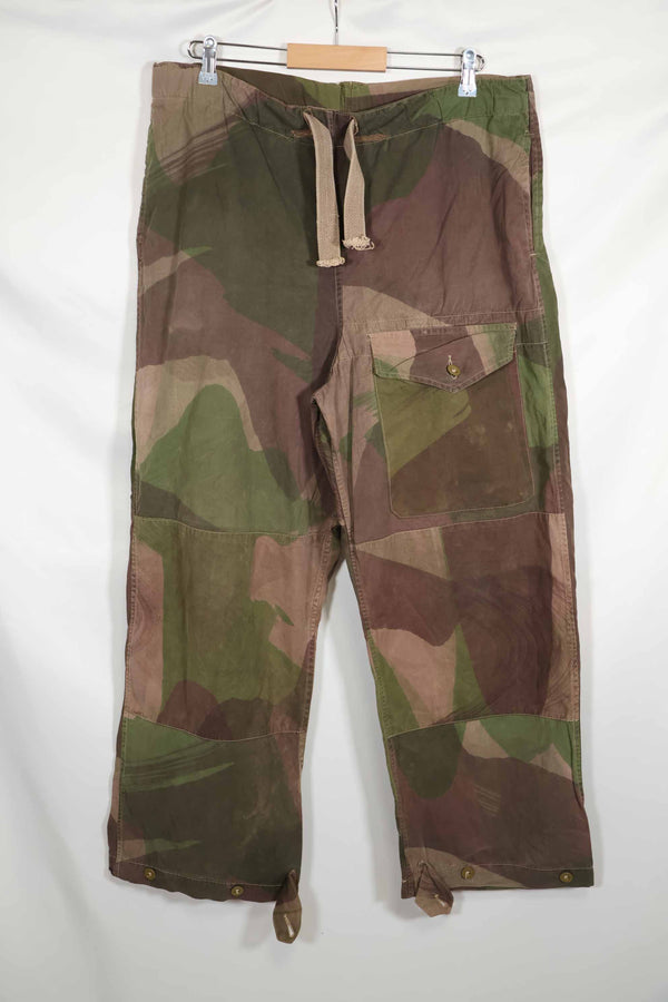 実物 イギリス軍 SAS トラウザーズ WINDPROOF 迷彩パンツ サイズ No.1 中古品 B