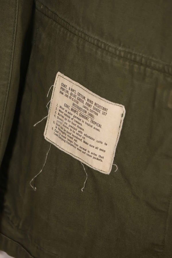 実物 1967年製 3rd Model ジャングルファティーグ ジャケット S-L 退色あり 中古品