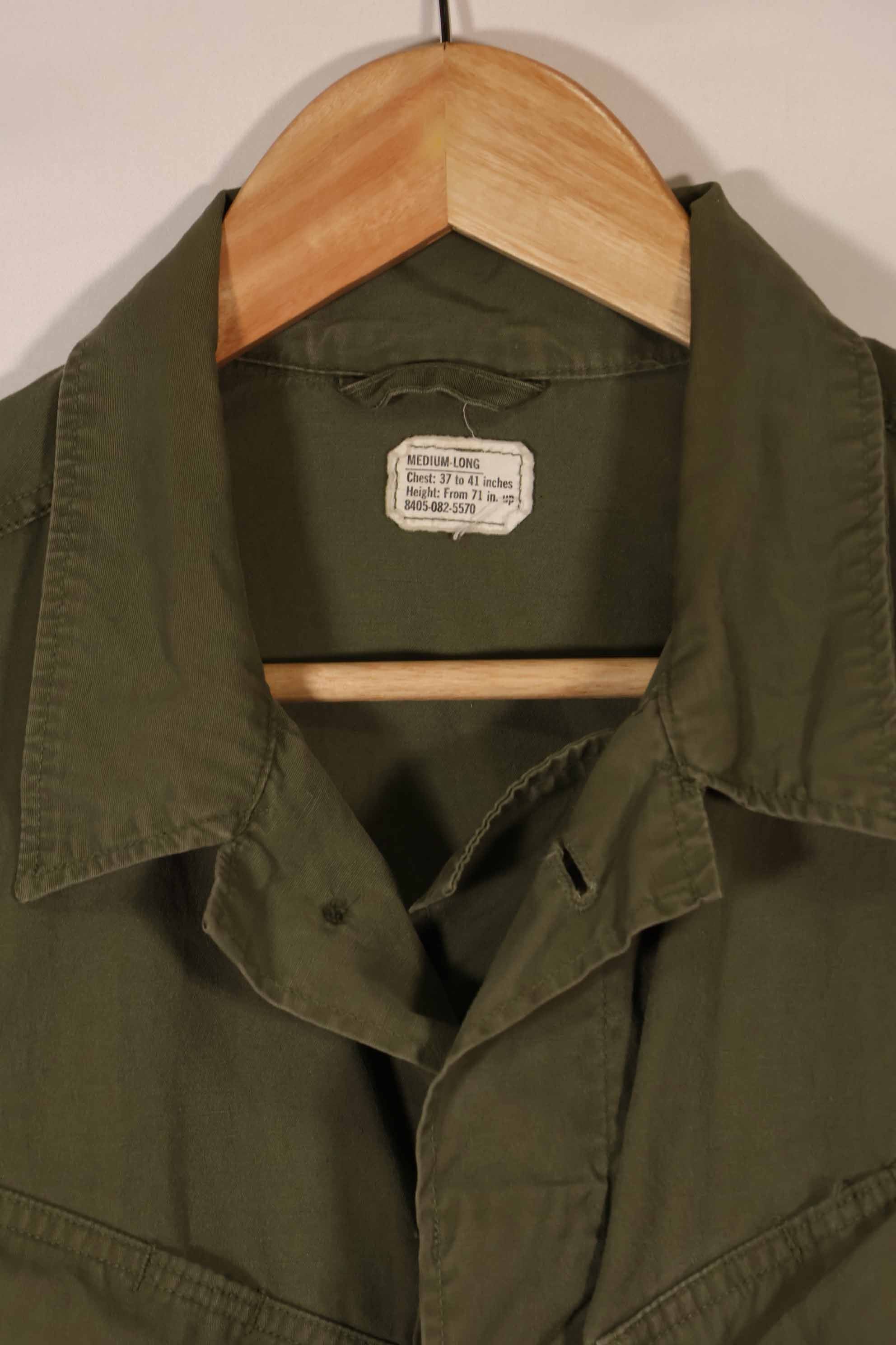 実物 1966年〜1967年製 3rd Model ジャングルファティーグ ジャケット M-L 中古品