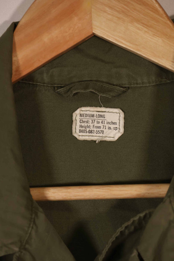 実物 1966年〜1967年製 3rd Model ジャングルファティーグ ジャケット M-L 中古品