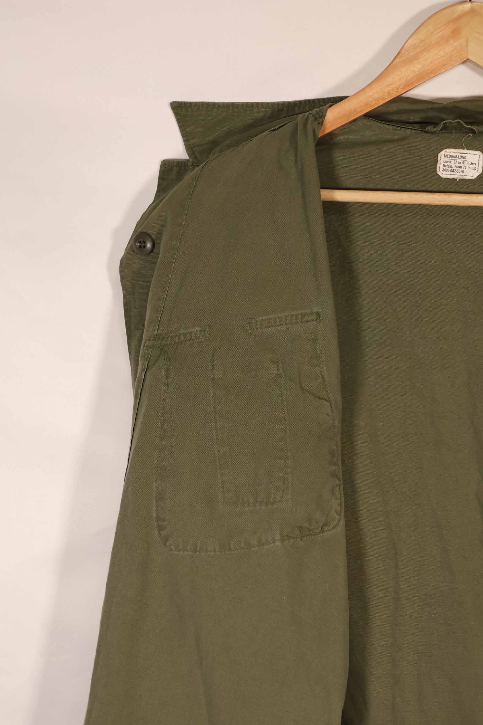 実物 1966年〜1967年製 3rd Model ジャングルファティーグ ジャケット M-L 中古品