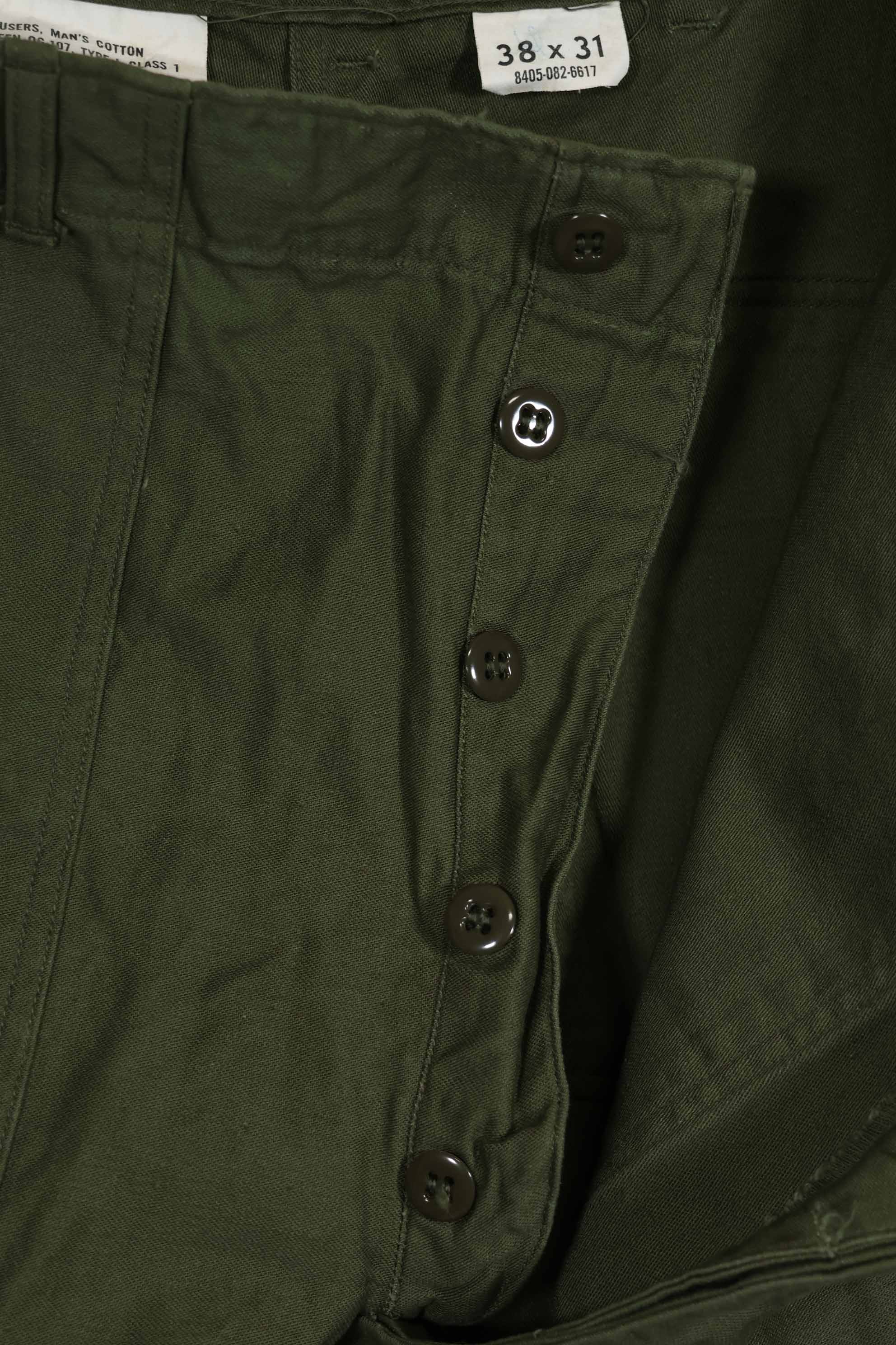 1960年代ロット デッドストック OG-107 ユーティリティパンツ ベイカーパンツ 38X31 未使用品