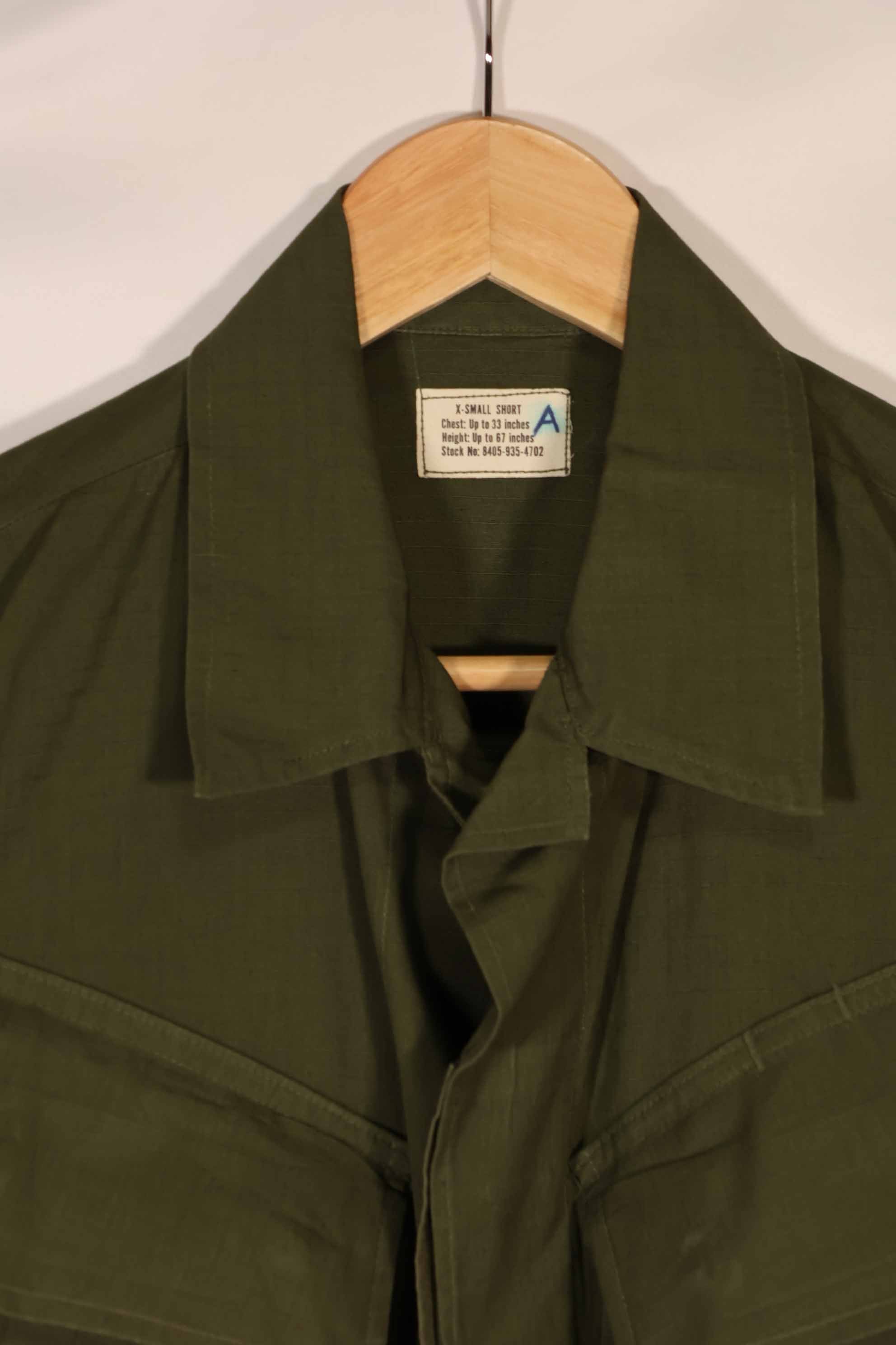 実物 1968年製 デッドストック 4th Model ジャングルファティーグ ジャケット X-S-S