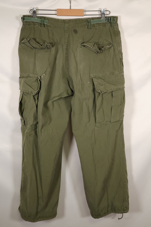 1966年〜68年頃 M-Sサイズ 4th Model ジャングルファティーグ パンツ 中古品 映画会社放出 B