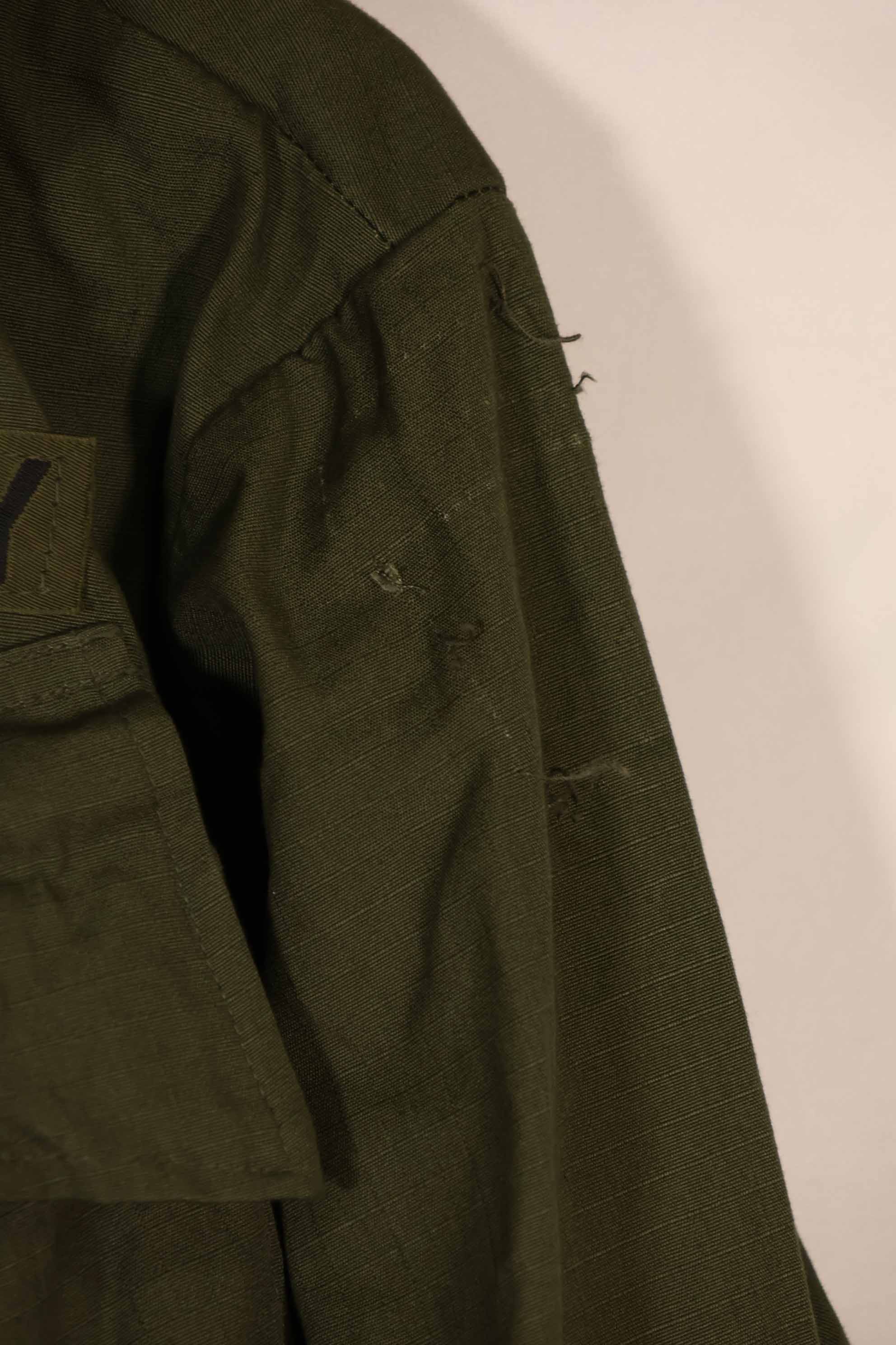 実物 1970年製 デッドストック 4th Model ジャングルファティーグ ジャケット X-S-R