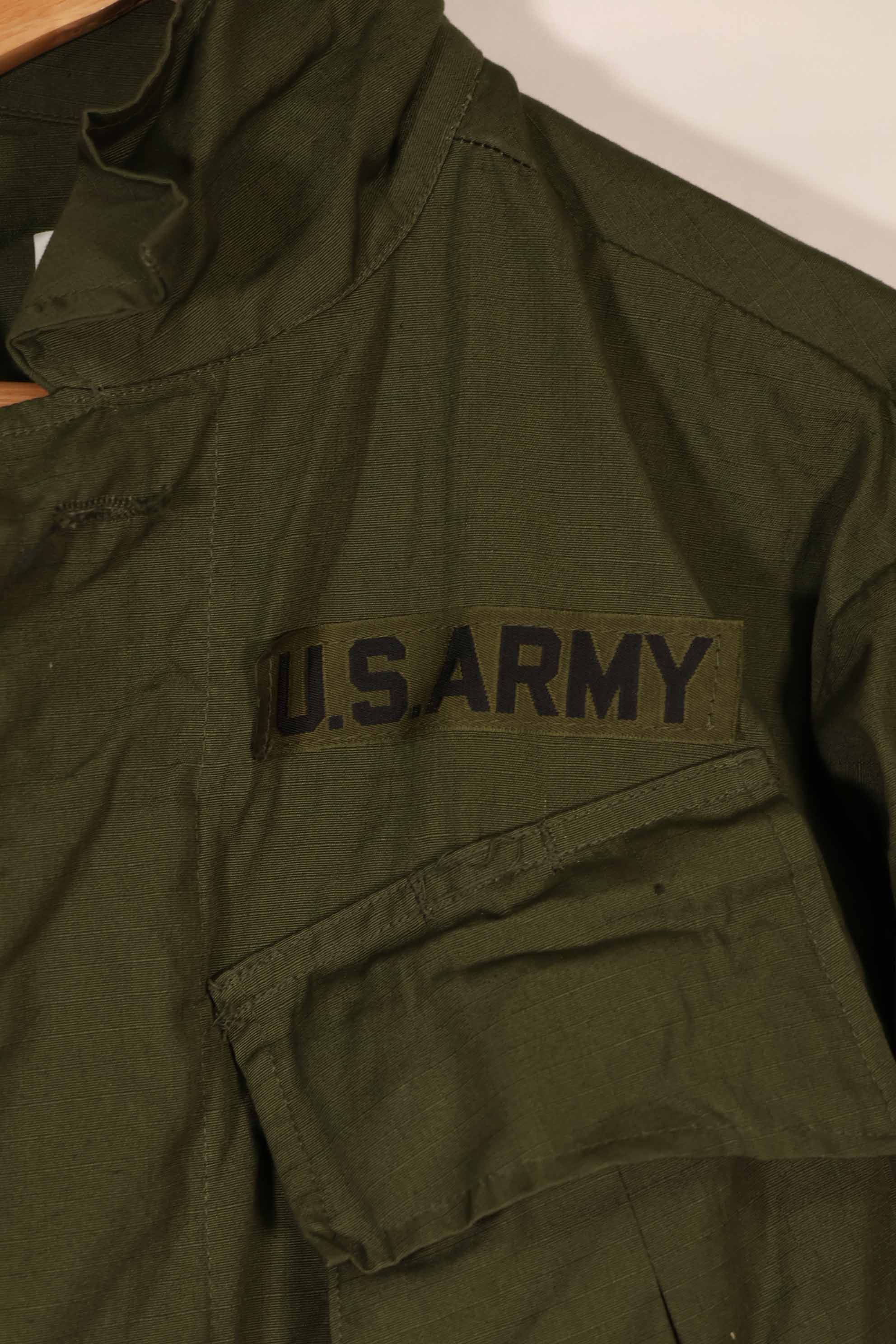 実物 1970年製 デッドストック 4th Model ジャングルファティーグ ジャケット X-S-R