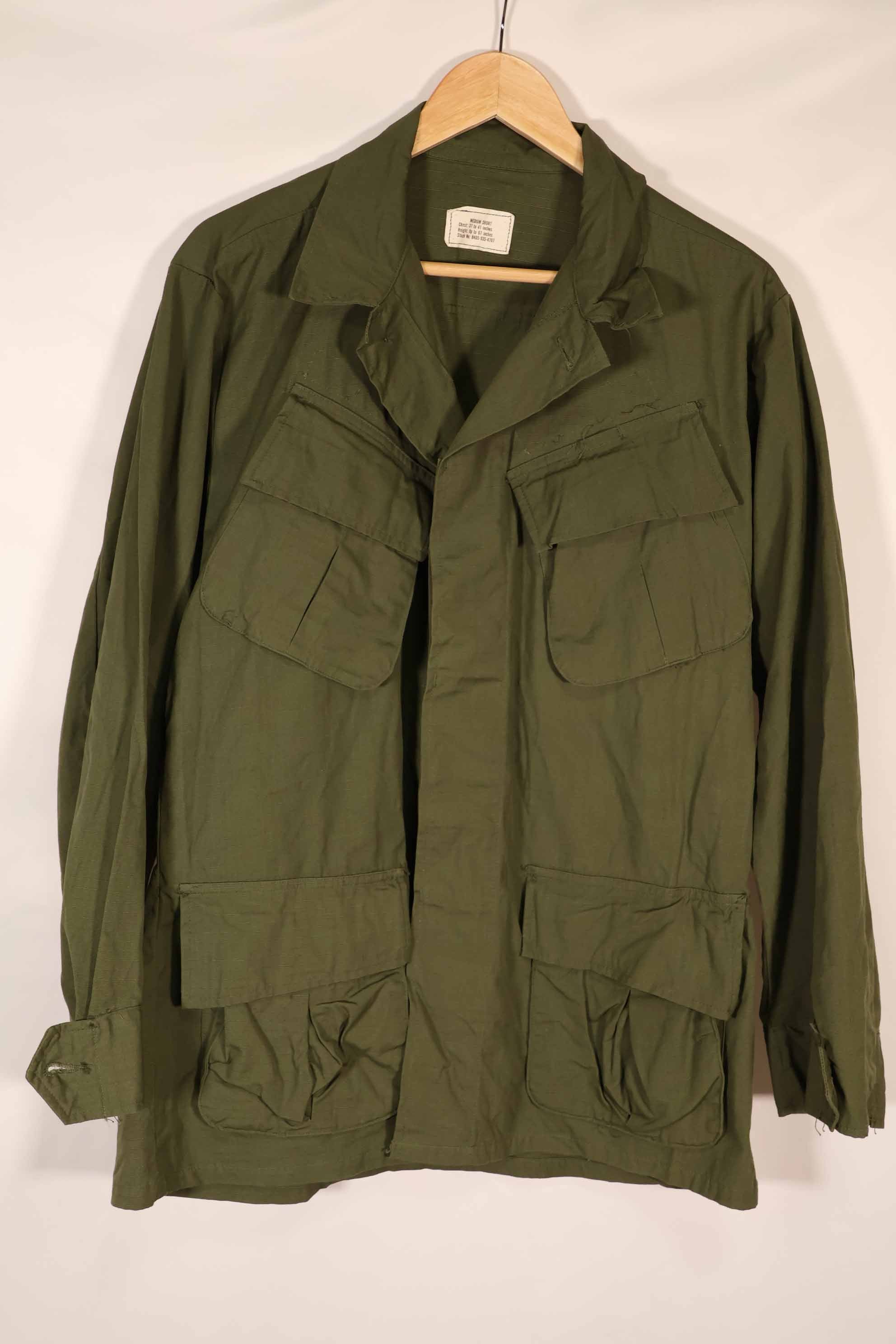 実物 1969年製 デッドストック 4th Model ジャングルファティーグ ジャケット M-S