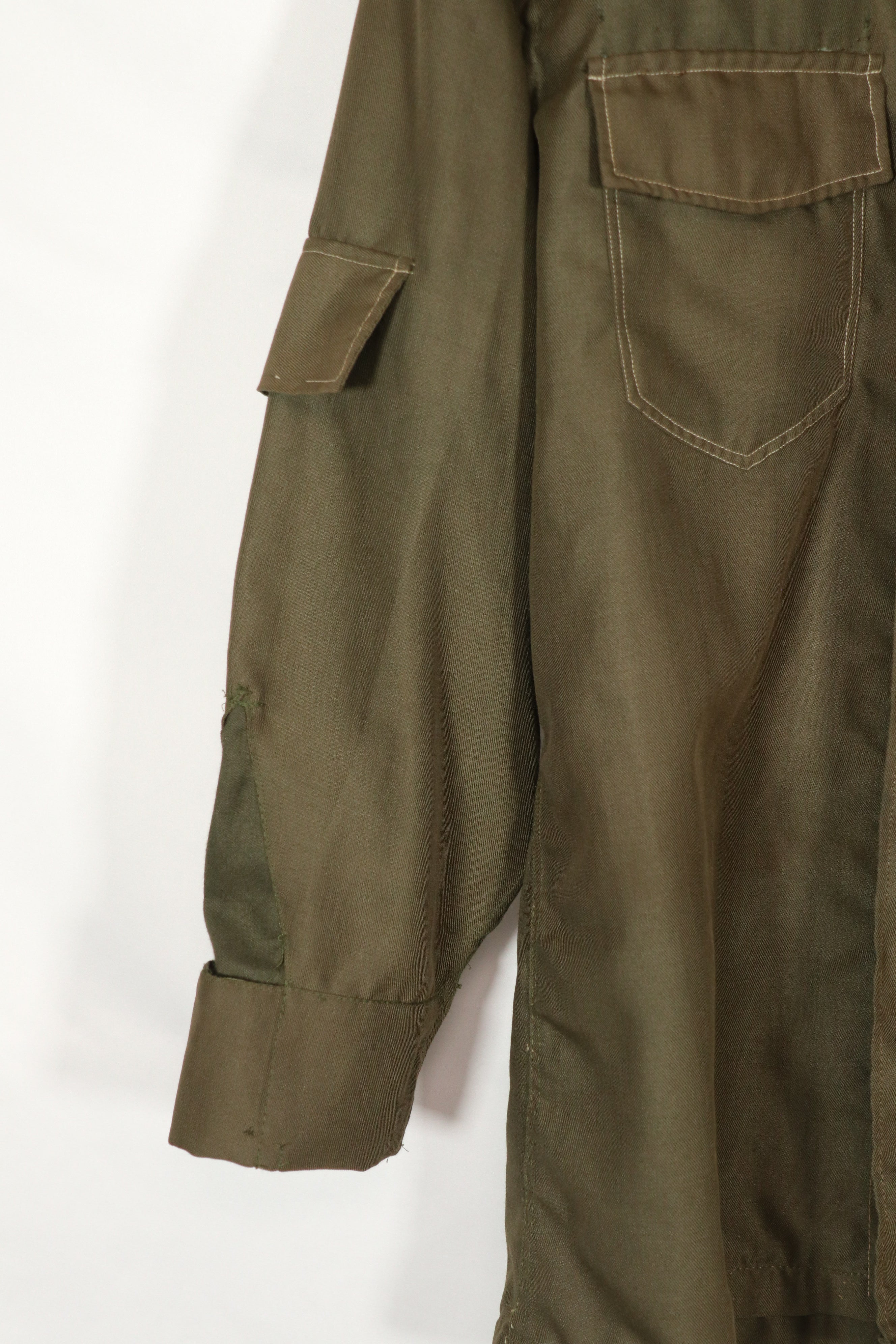 実物 南ベトナム ローカルメイド NOMEXシャツ 中古品 パッチ跡あり