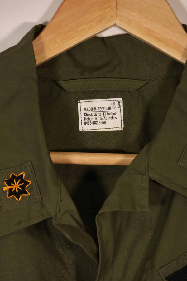 実物 1966年〜1967年製 3rd Model ジャングルファティーグ ジャケット M-R USAF徽章付