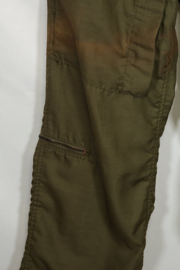 1971年製 ヘリコプターパイロット 難燃性素材 パンツ NOMEX S-R 中古品