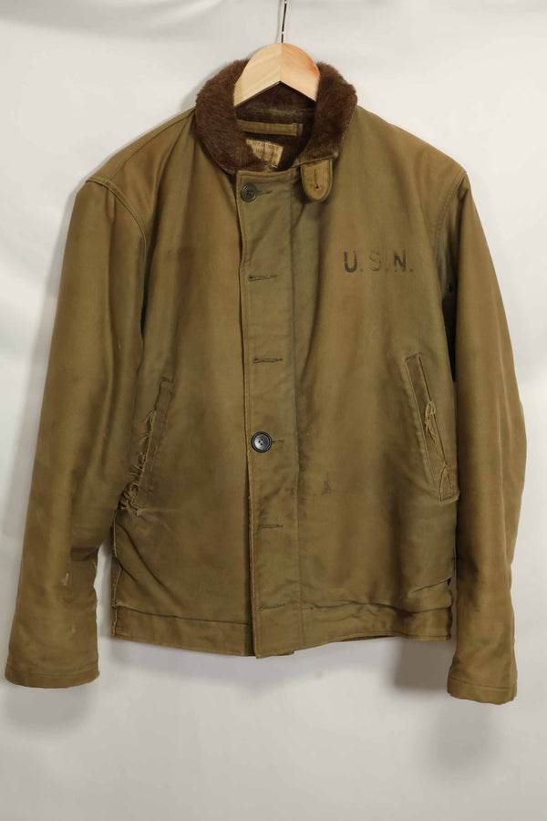 1940年代〜50年代 アメリカ海軍 N-1 デッキジャケット サイズ 36 中古品