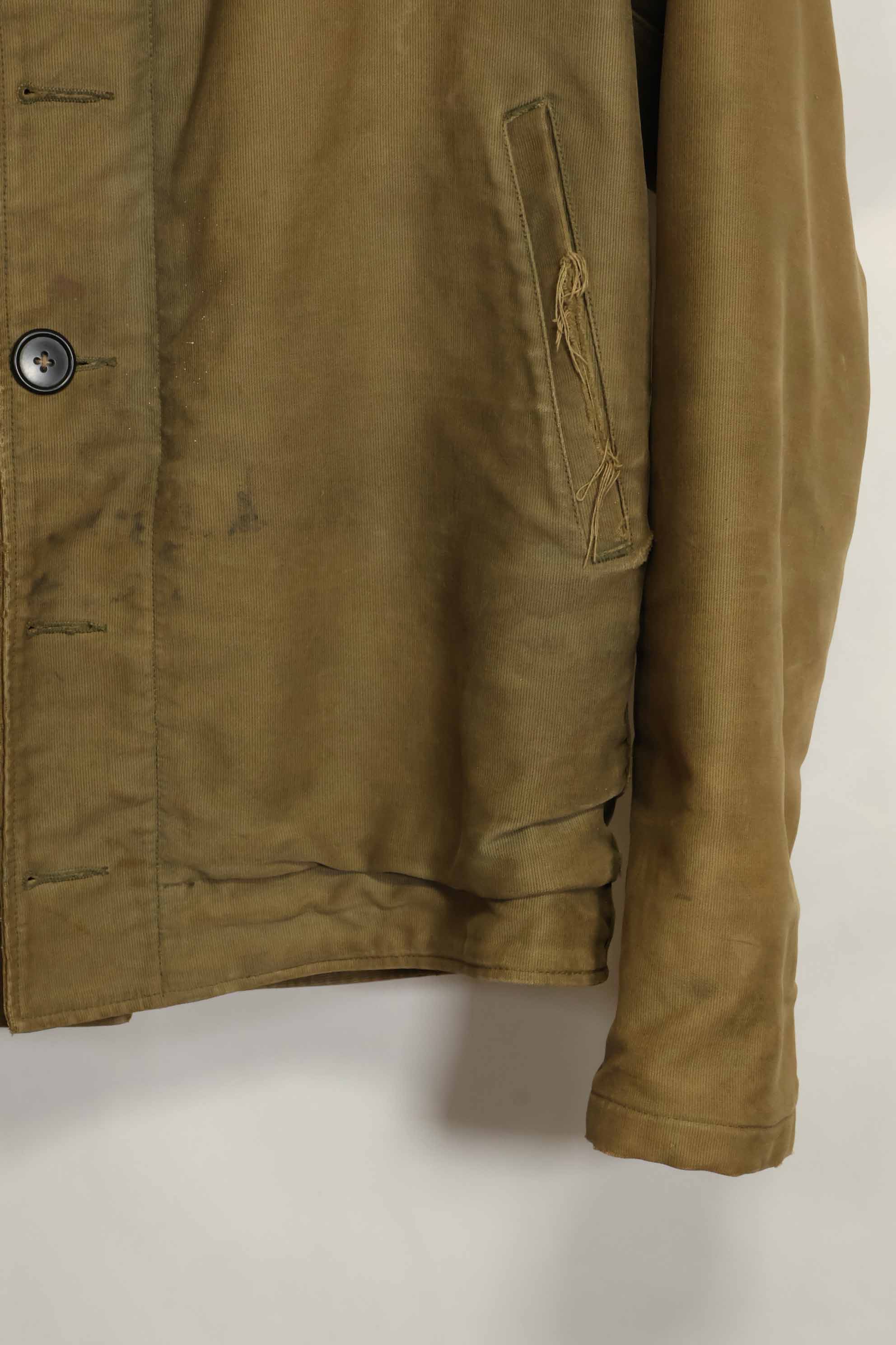 1940年代〜50年代 アメリカ海軍 N-1 デッキジャケット サイズ 36 中古品