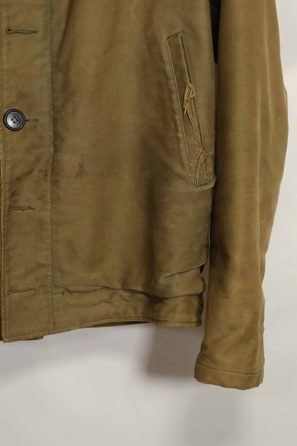 1940年代〜50年代 アメリカ海軍 N-1 デッキジャケット サイズ 36 中古品