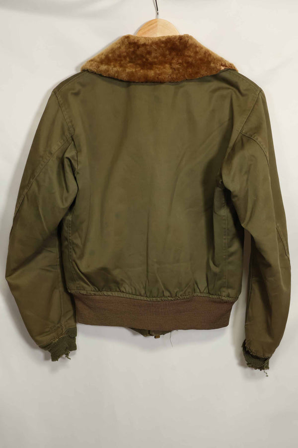 1940年代 アメリカ陸軍航空隊 B-15 フライトジャケット エアレースパッチ付き 中古品