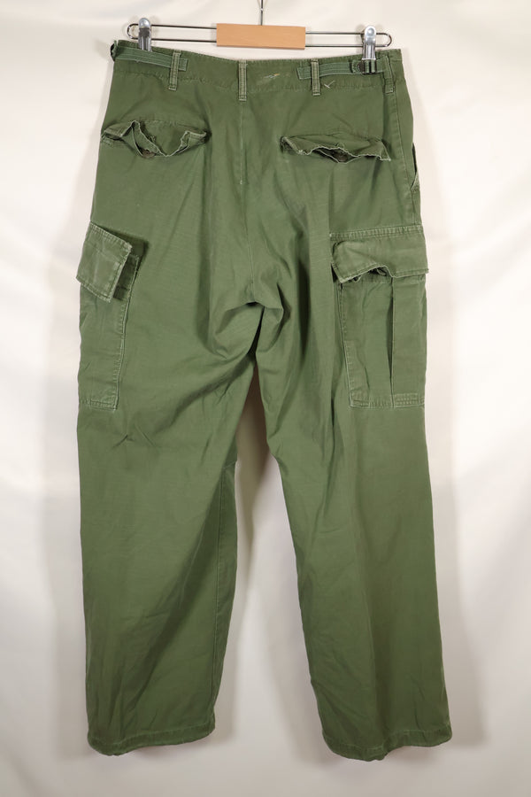 1968年頃 S-Rサイズ 4th Model ジャングルファティーグ パンツ 中古品 映画会社放出