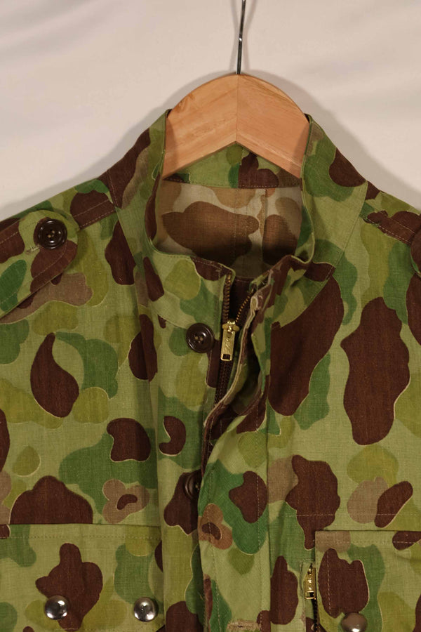 実物生地レプリカ フロッグスキン迷彩 フランス軍空挺ジャケットカット 中古品