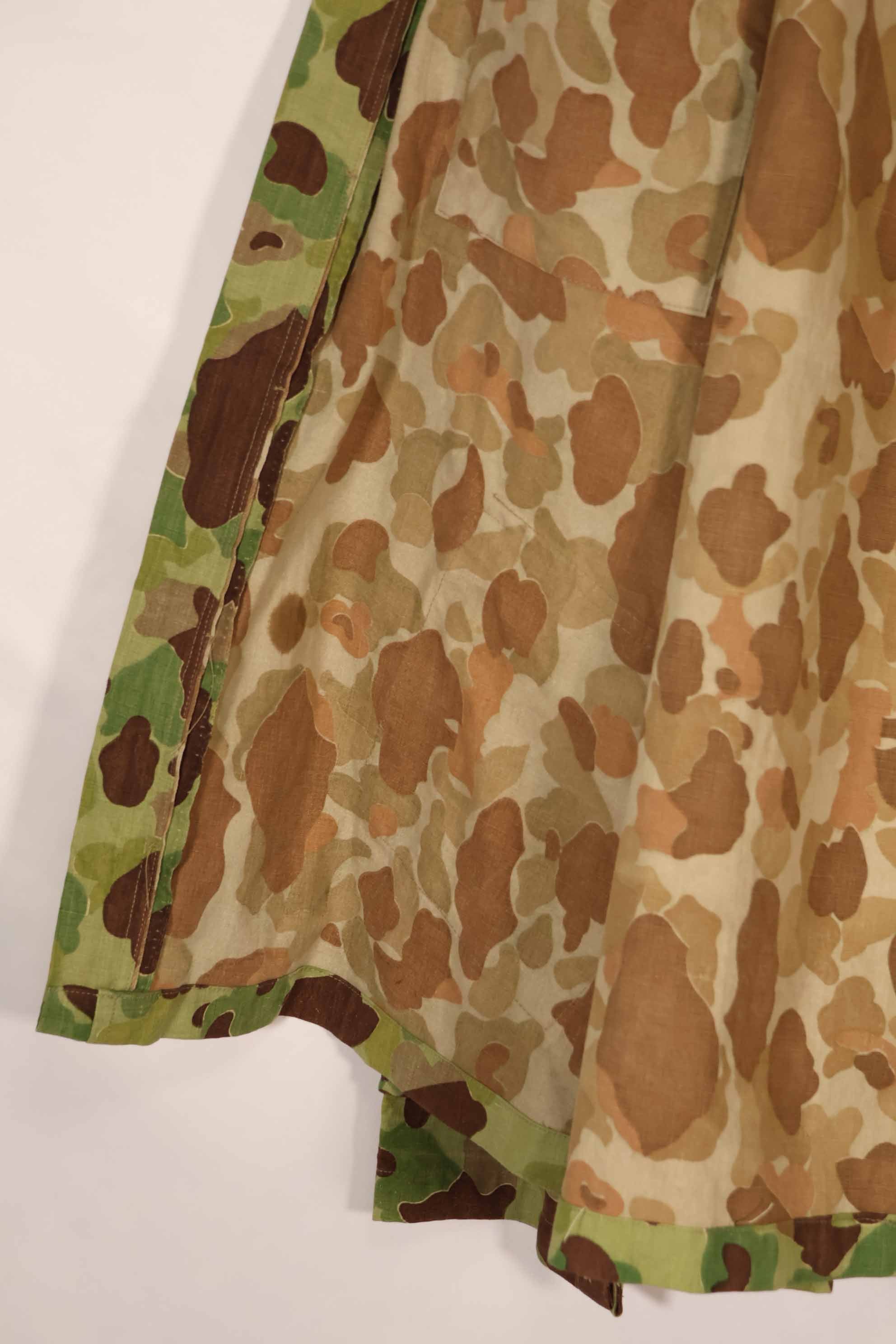 実物生地レプリカ フロッグスキン迷彩 フランス軍空挺ジャケットカット 中古品