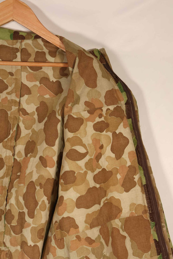 実物生地レプリカ フロッグスキン迷彩 フランス軍空挺ジャケットカット 中古品