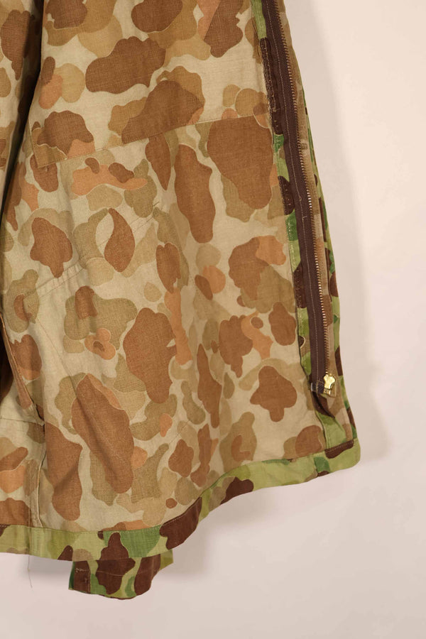 実物生地レプリカ フロッグスキン迷彩 フランス軍空挺ジャケットカット 中古品