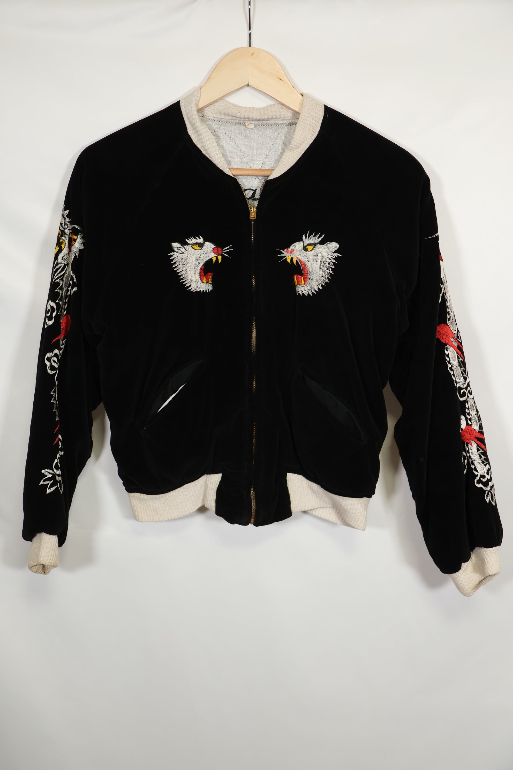 1950年代 Japan Jacket 虎デザイン サイズタグあり 状態良い やや小さめ