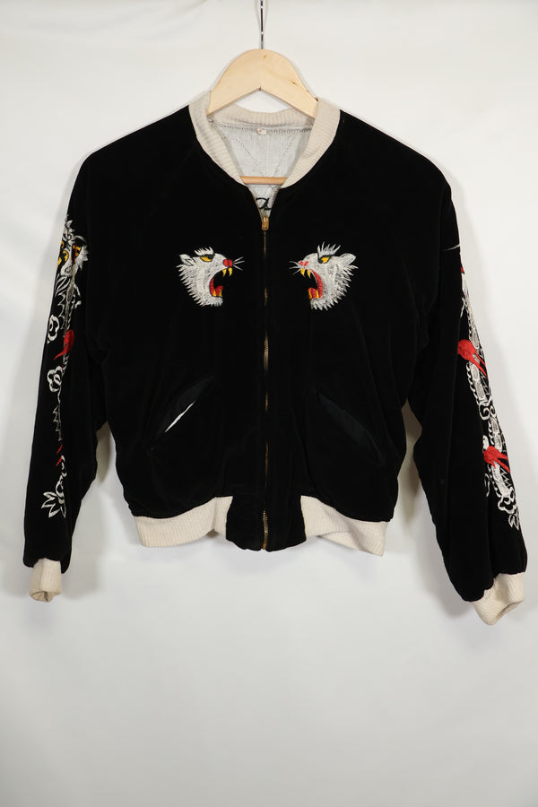 1950年代 Japan Jacket 虎デザイン サイズタグあり 状態良い やや小さめ