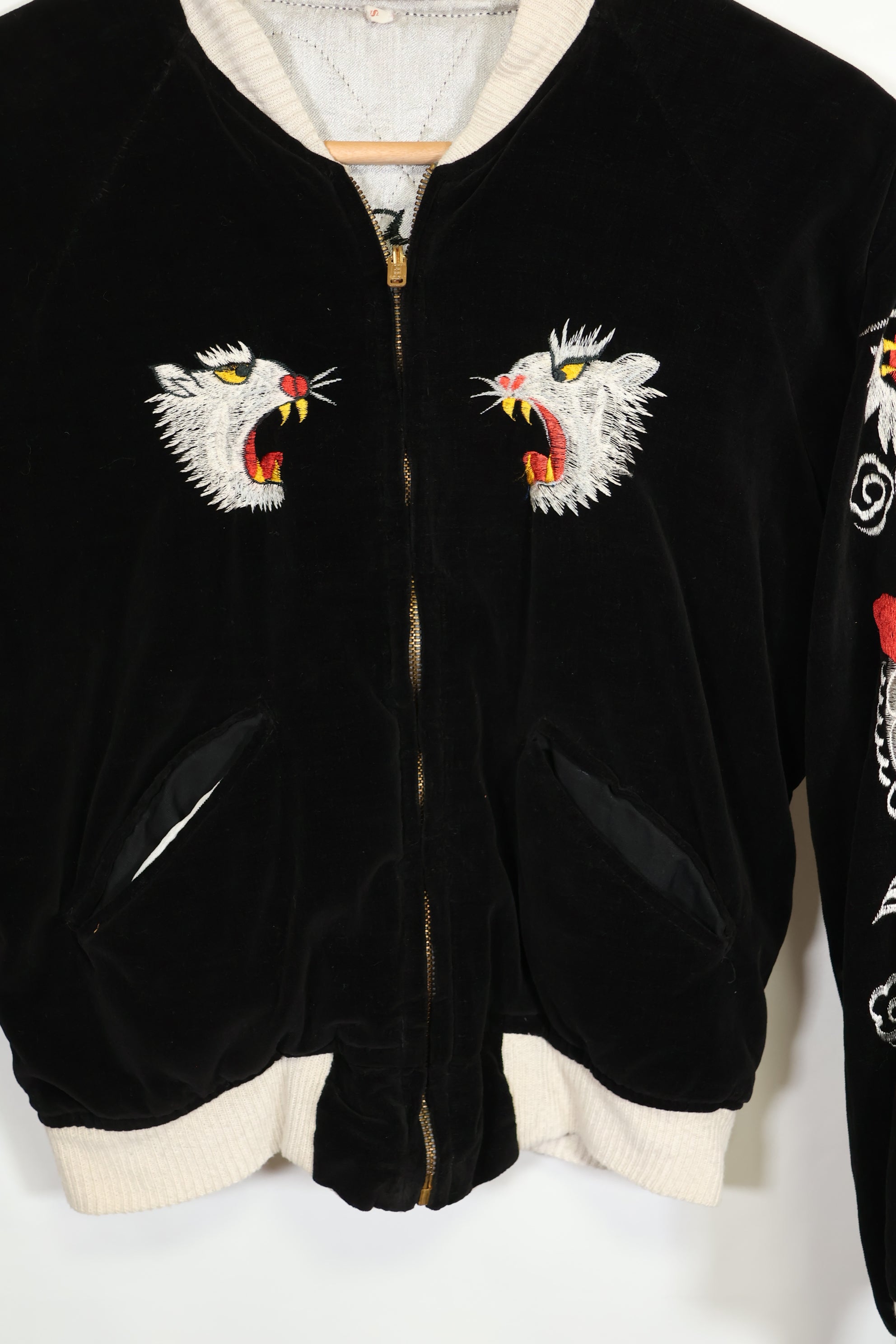 1950年代 Japan Jacket 虎デザイン サイズタグあり 状態良い やや小さめ