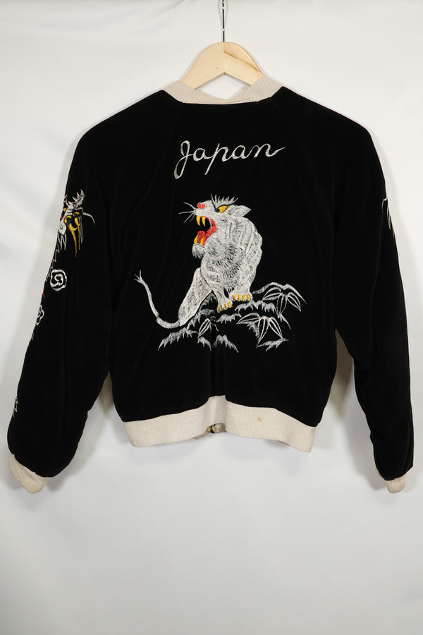 1950年代 Japan Jacket 虎デザイン サイズタグあり 状態良い やや小さめ
