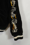 1950年代 Japan Jacket 大きめサイズ 虎デザイン ブラック 補修あり 中古品