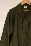 実物 1960年製 アメリカ軍 OG-107 ユーティリティシャツ SMALL デッドストック