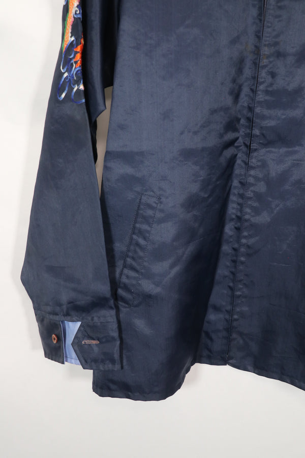 民間品 スーバニアジャケット TAIPEI TAIWAN ナイロン製ジャケット 中古品