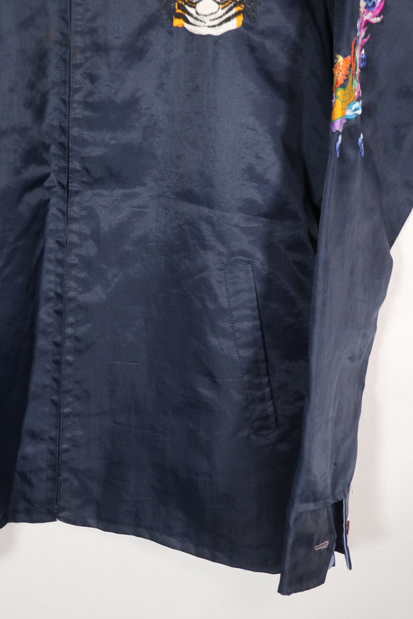 民間品 スーバニアジャケット TAIPEI TAIWAN ナイロン製ジャケット 中古品