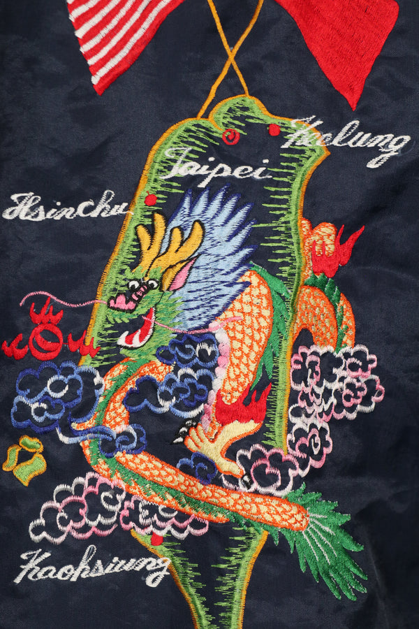 民間品 スーバニアジャケット TAIPEI TAIWAN ナイロン製ジャケット 中古品