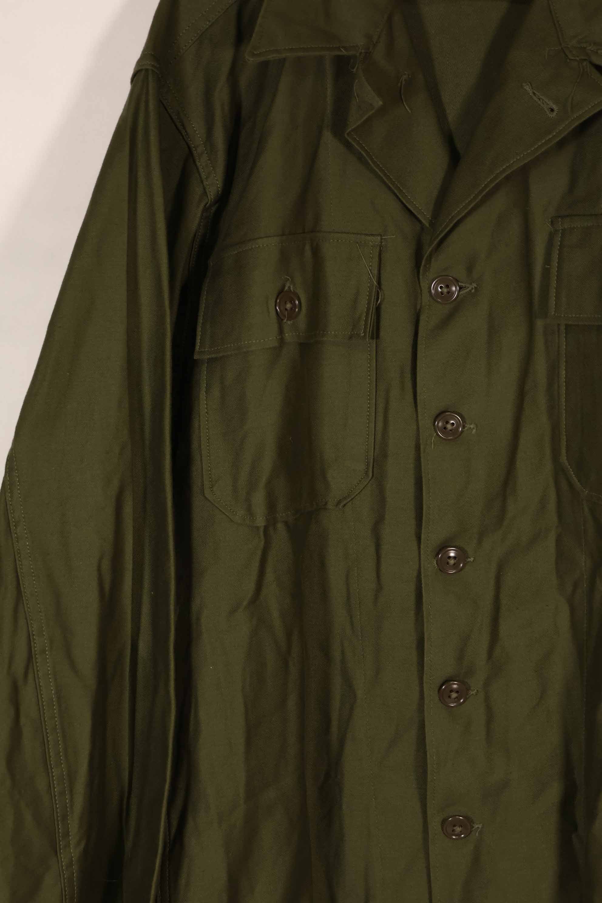 実物 1959年製 アメリカ軍 OG-107 ユーティリティシャツ SMALL デッドストック