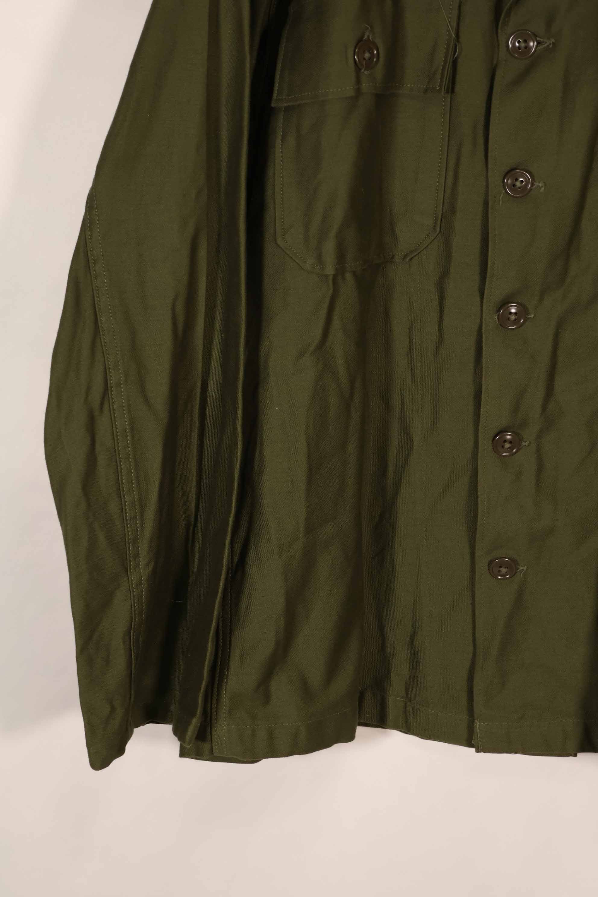 実物 1959年製 アメリカ軍 OG-107 ユーティリティシャツ SMALL デッドストック