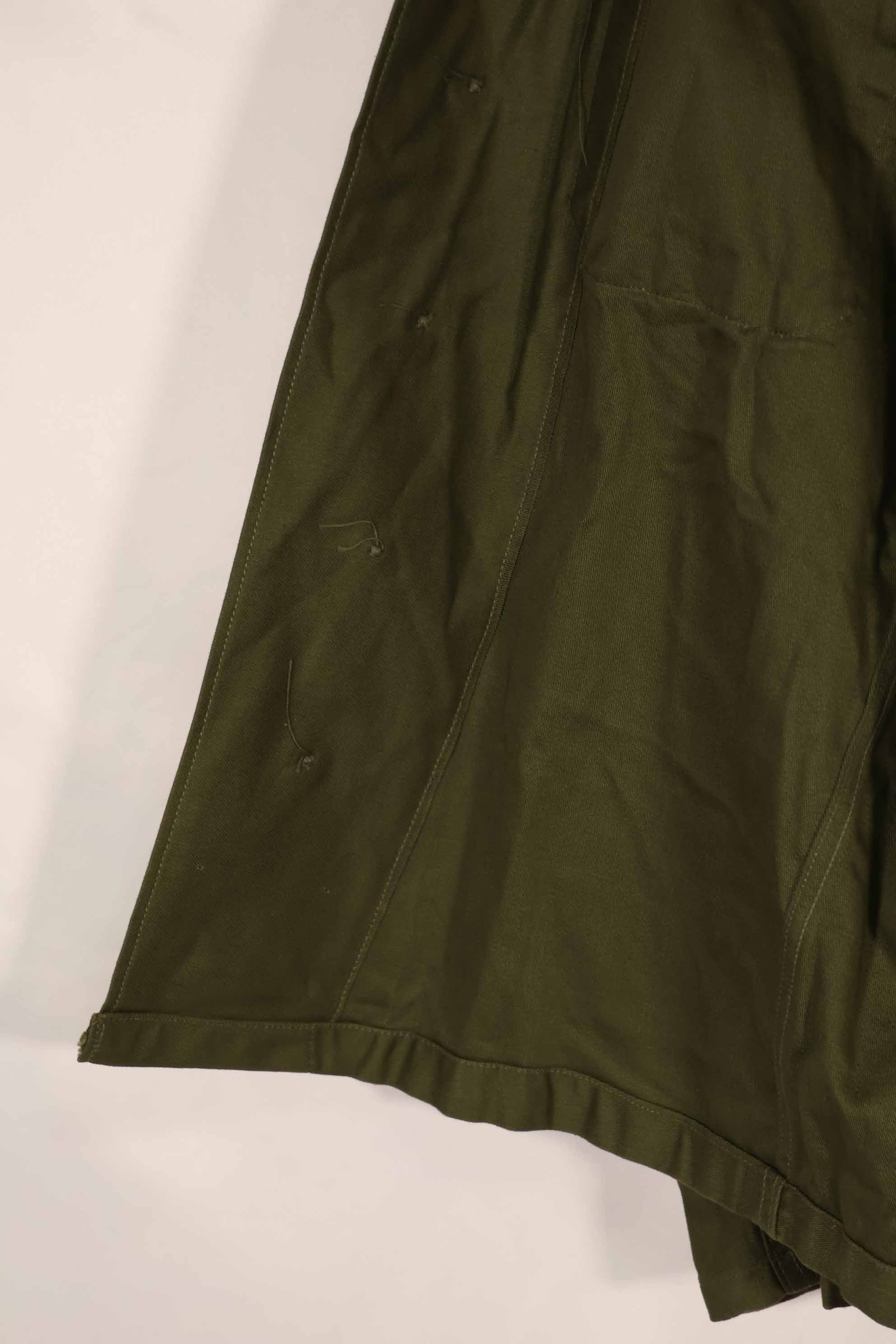 実物 1959年製 アメリカ軍 OG-107 ユーティリティシャツ SMALL デッドストック