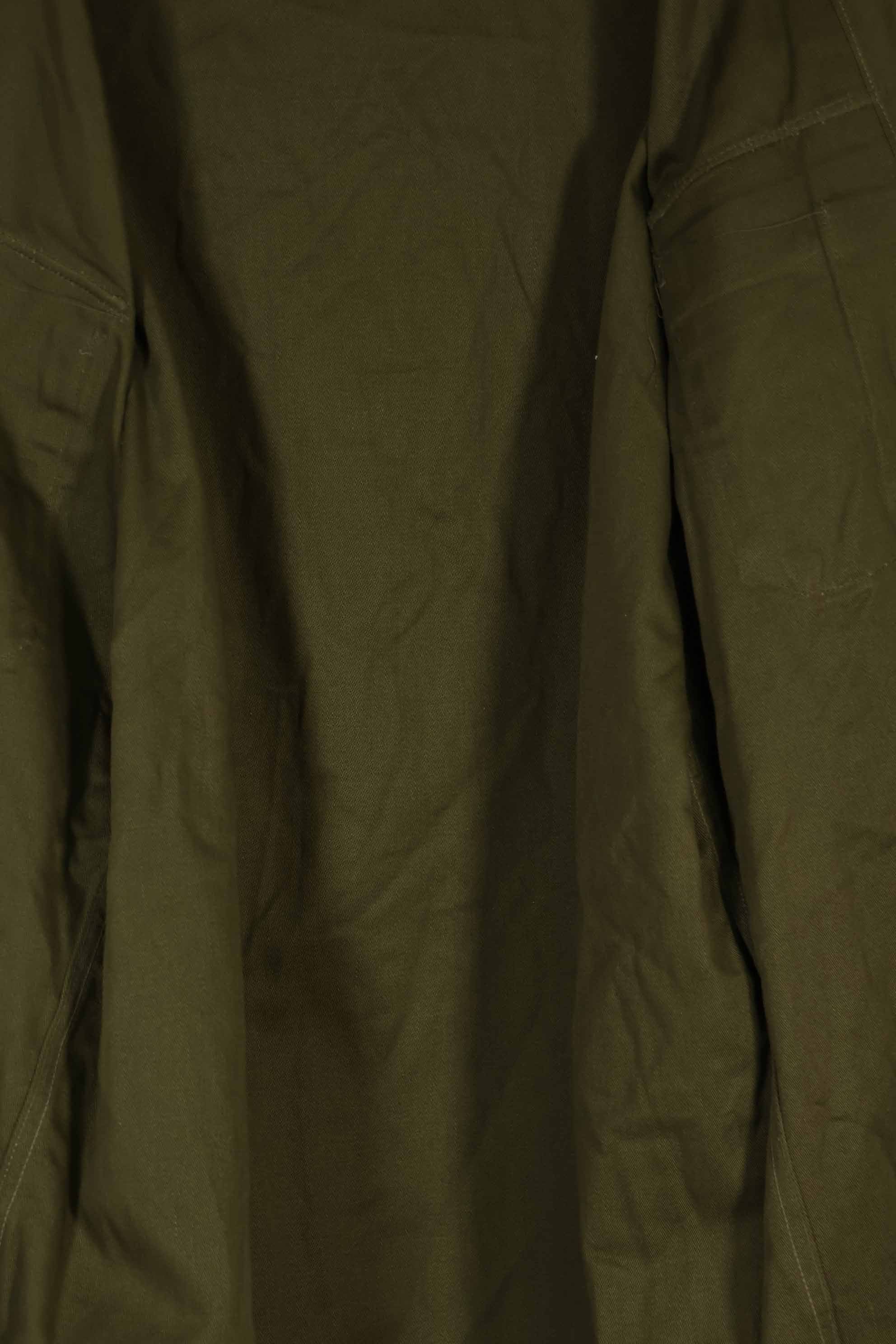 実物 1959年製 アメリカ軍 OG-107 ユーティリティシャツ SMALL デッドストック