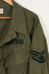 1968年契約 4th Model リップストップ ジャングルファティーグ L-L USAF 下士官 中古品