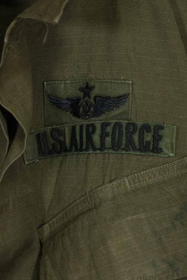 1968年契約 4th Model リップストップ ジャングルファティーグ L-L USAF 下士官 中古品