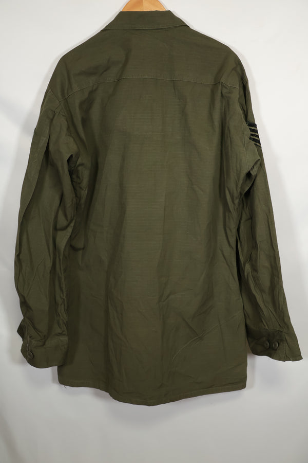 1968年契約 4th Model リップストップ ジャングルファティーグ L-L USAF 下士官 中古品