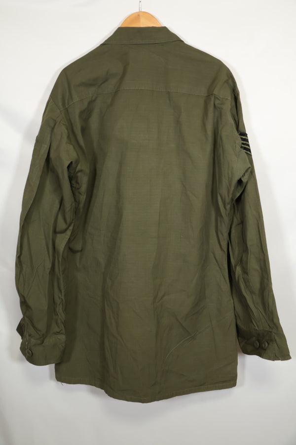 1968年契約 4th Model リップストップ ジャングルファティーグ L-L USAF 下士官 中古品