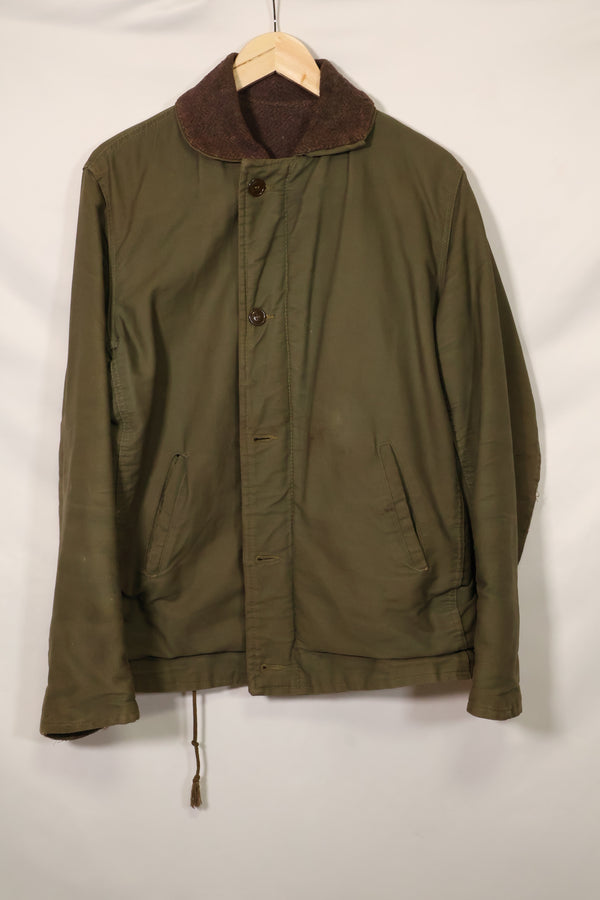 1950年代 アメリカ海軍 N-1 デッキジャケット タグなど欠損 ボタン欠損あり 中古品