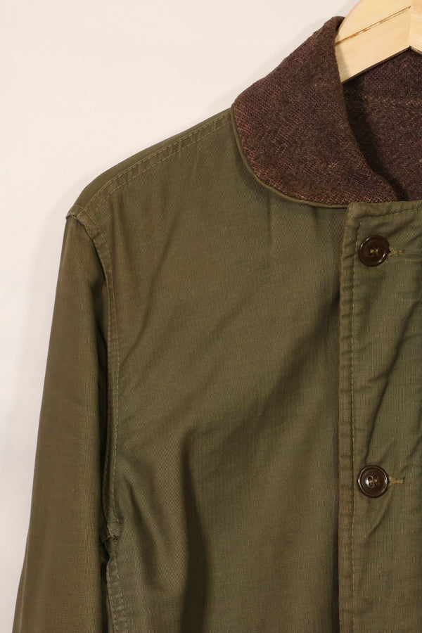 1950年代 アメリカ海軍 N-1 デッキジャケット タグなど欠損 ボタン欠損あり 中古品