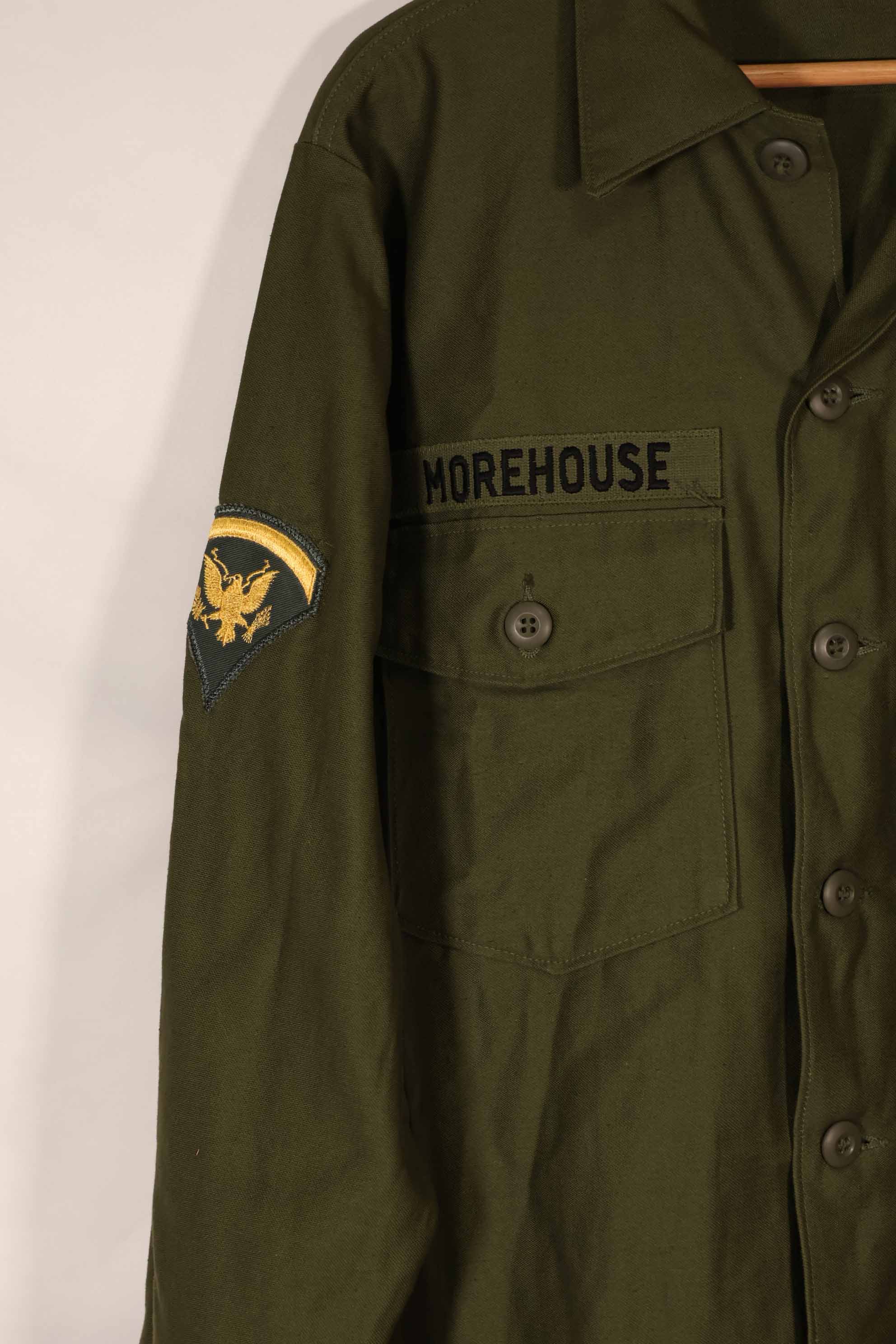 実物 1970年代 OG-107 ユーティリティシャツ パッチ付き 後付け 中古品