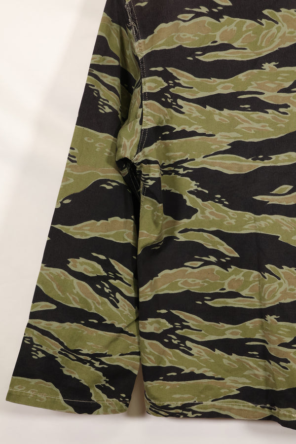 実物 レイトウォーパターン タイガーストライプ シャツ ヘビーウェイト生地 状態良い