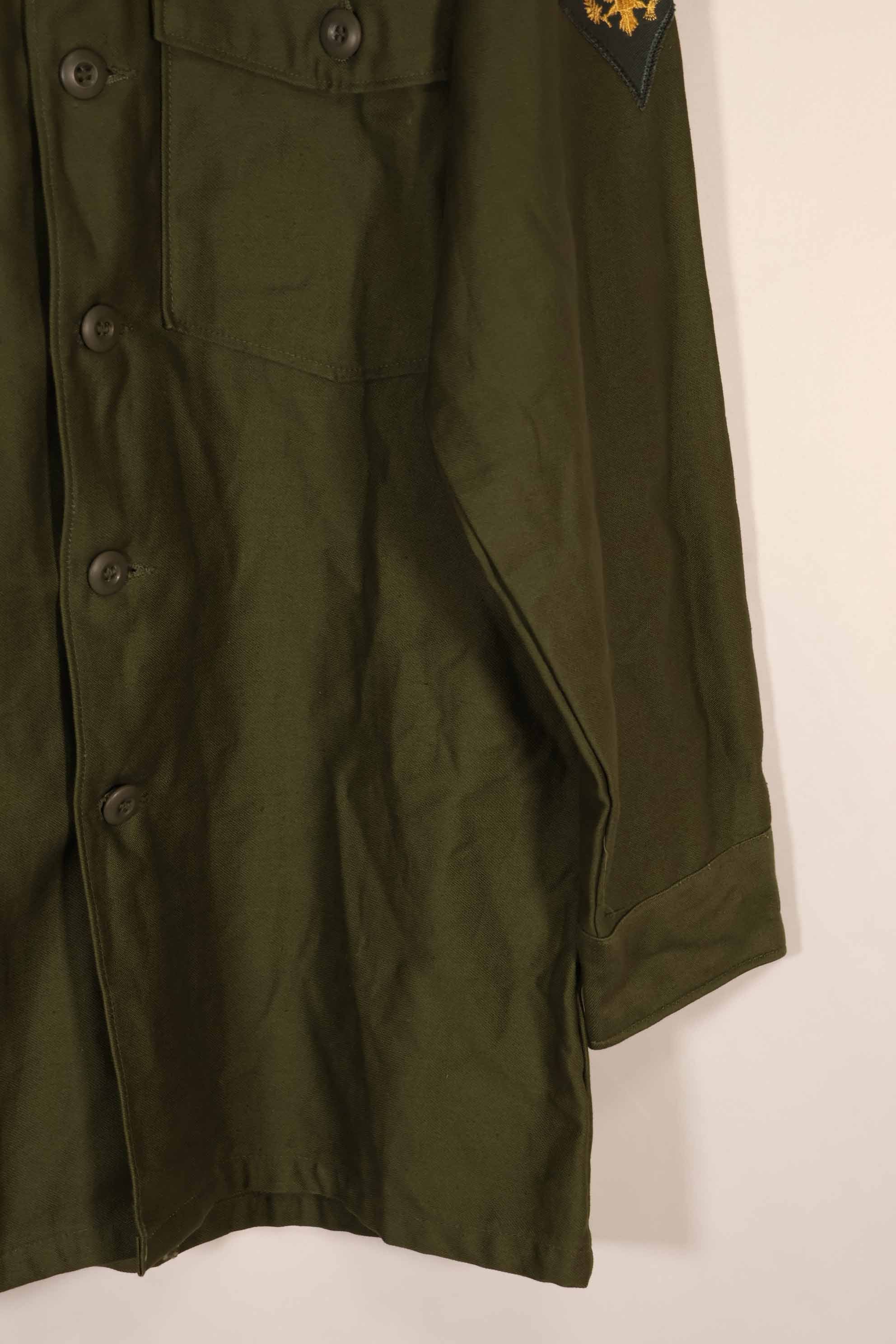 実物 1970年代 OG-107 ユーティリティシャツ パッチ付き 後付け 中古品