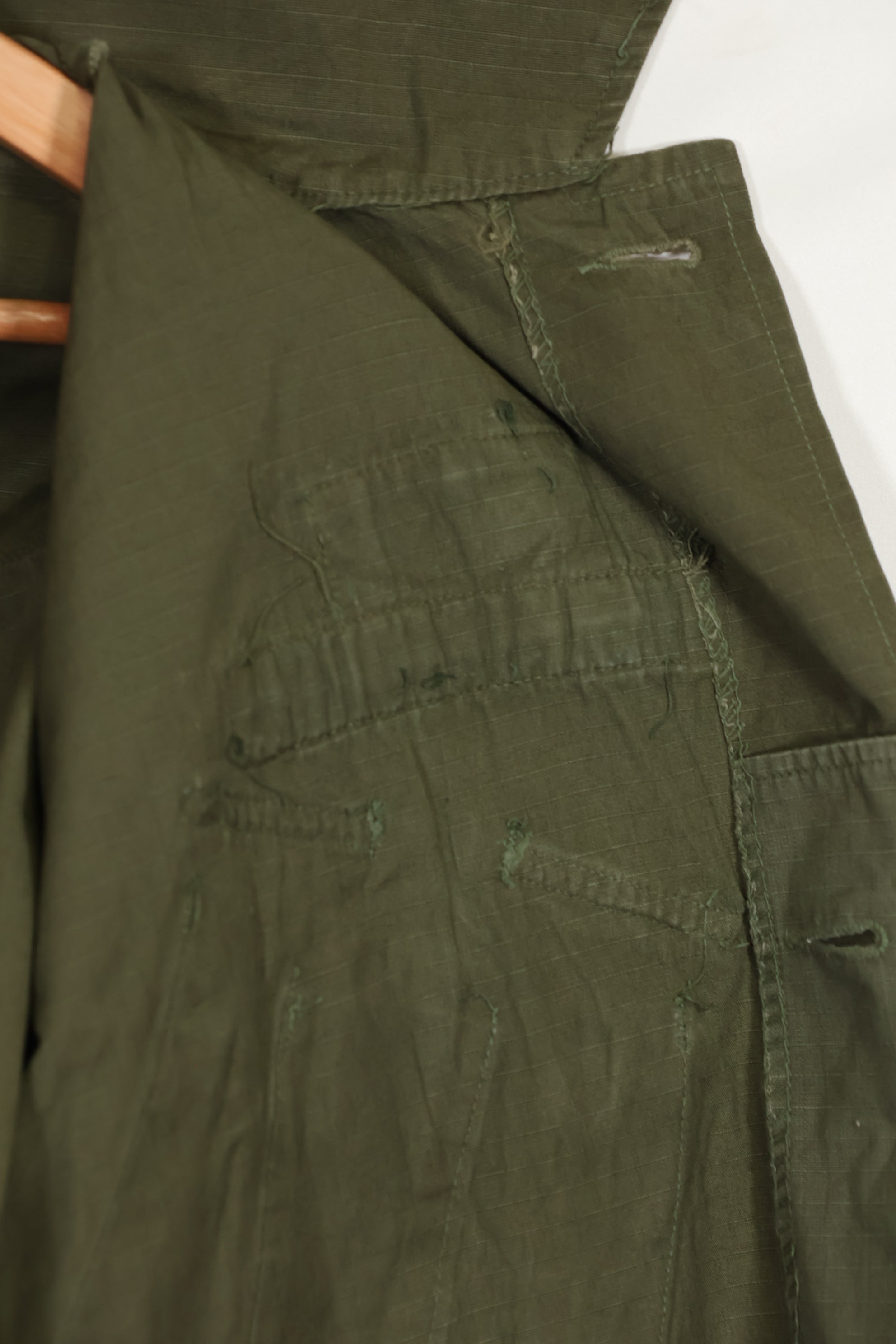 1968年契約 4th Model リップストップ ジャングルファティーグ L-L USAF 下士官 中古品
