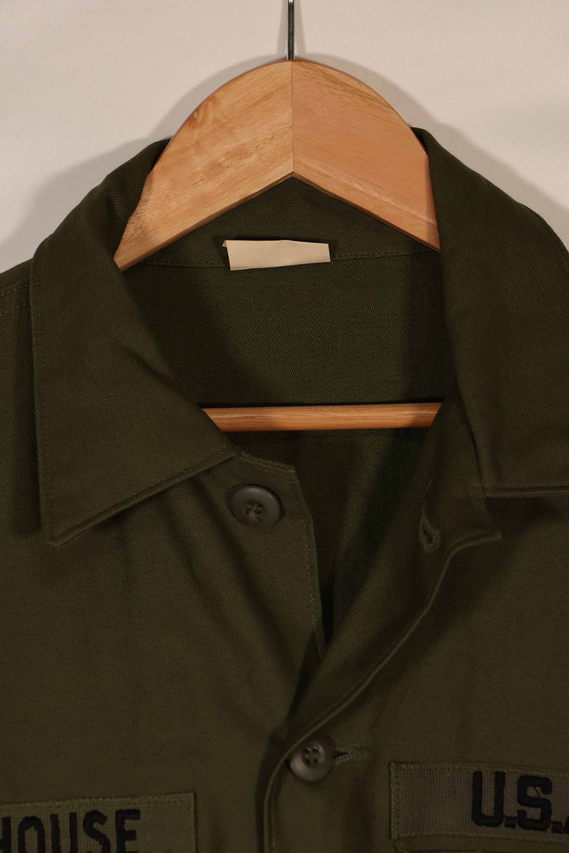 実物 1970年代 OG-107 ユーティリティシャツ パッチ付き 後付け 中古品