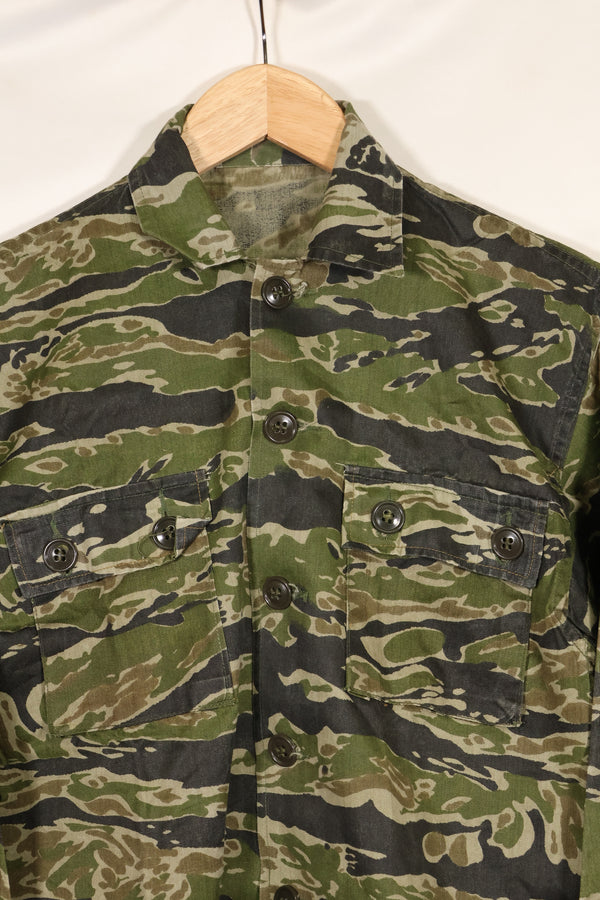 1960年代 タイガーストライプ シャツ CIDGパターン 状態良い 中古品 B